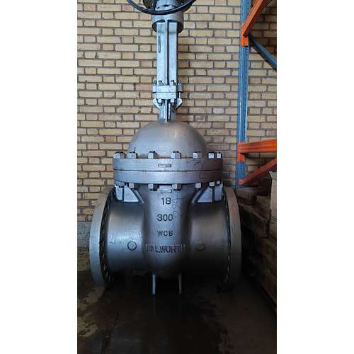 شیر کشویی فولادی ۱۸ اینچ، شیر گیت کلاس ۳۰۰    WALWORTH